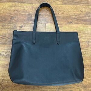 Cuyana leather zip tote